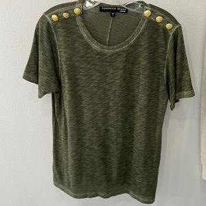 Veronica Beard Carla Crew Army Green